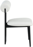 Dario Dining Chair Pair – Contemporary Vegan Leather Design with Comfort & Durability for Modern Homes