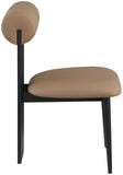 Dario Dining Chair Pair – Contemporary Vegan Leather Design with Comfort & Durability for Modern Homes