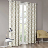Ikat Blackout Window Panel, Taupe