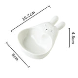 Creative Rabbit Ceramic Dipping Sauce Bowl