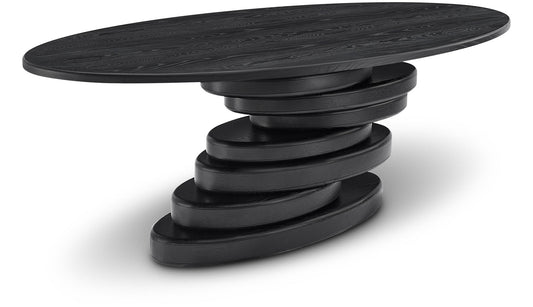 Moriah Dining Table: Elevate Your Dining Experience with Art Deco Elegance and Unique Design