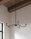 Saxon Small Black Chandelier