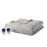 App-Enabled Heated Blanket with Alexa/Google Home, Gray