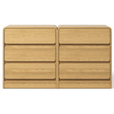 Modern Storage 3-Drawer Nightstand (Set of 2)
