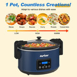Wholesale 8.5 Quart Programmable Slow Cooker, Multi-Cooker Food Warmer