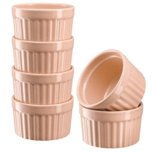 Kook Porcelain Ramekins 10 oz, Set of 6
