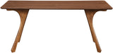 Glenwood - 71" Solid Wood And Walnut Veneer Dining Table - Brown