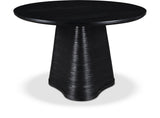 Bernada Dining Table - Elegant Mid-Century Design with Fluted Base for Stylish Gatherings