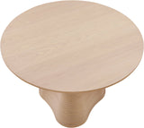 Bernada Dining Table - Elegant Mid-Century Design with Fluted Base for Stylish Gatherings