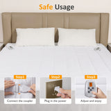 King Size Electric Heated Mattress with Dual Control