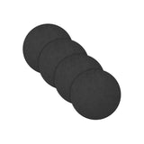 Loft Felt Black Placemat -Round 13"- Set of 4