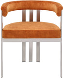 Marcello Dining Chair Set of 2 - Contemporary Velvet Seating with Durable Chrome Frame for Modern Homes