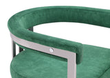 Marcello Dining Chair Set of 2 - Contemporary Velvet Seating with Durable Chrome Frame for Modern Homes