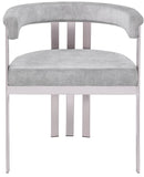 Marcello Dining Chair Set of 2 - Contemporary Velvet Seating with Durable Chrome Frame for Modern Homes