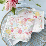 Garden Blooms Floral Paper Napkins Set of 30