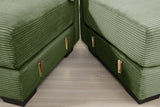 DESEO 130" 3-Seater with 2 Ottomans