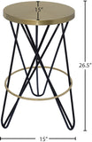 Mercury Contemporary Counter Stool - Durable Metal Design Perfect for Home Bars and Counters