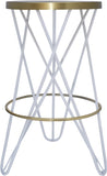 Mercury Contemporary Counter Stool - Durable Metal Design Perfect for Home Bars and Counters