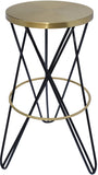 Mercury Contemporary Bar Stool - Durable Metal Design Perfect for Home Bars and Kitchen Counters