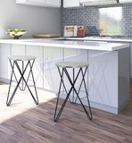 Mercury Contemporary Counter Stool - Durable Metal Design Perfect for Home Bars and Counters