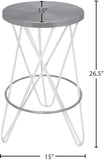 Mercury Contemporary Counter Stool - Durable Metal Design Perfect for Home Bars and Counters