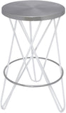 Mercury Contemporary Counter Stool - Durable Metal Design Perfect for Home Bars and Counters