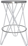 Mercury Contemporary Counter Stool - Durable Metal Design Perfect for Home Bars and Counters