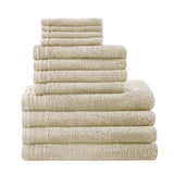 Wholesale Big Bundle 12-Piece Bathroom Towel Set, Taupe