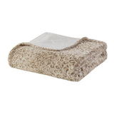 Soft Faux Fur Mink Reversible Throw Blanket