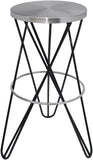 Mercury Contemporary Bar Stool - Durable Metal Design Perfect for Home Bars and Kitchen Counters