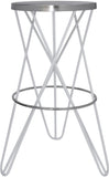 Mercury Contemporary Bar Stool - Durable Metal Design Perfect for Home Bars and Kitchen Counters