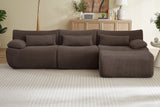 FLOVEX 110" 3-Seater Sofa with 1 Ottoman