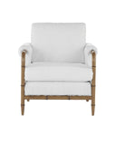 Merle Walnut Armchair, Muslin