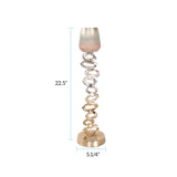 Teresina Gold Ombre Candleholder- Tall