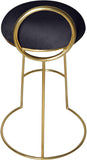 Ring Velvet Counter Stool - Elegant Contemporary Design with Durable Metal Frame & Cozy Cushion
