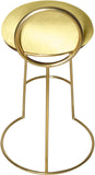Ring Velvet Counter Stool - Elegant Contemporary Design with Durable Metal Frame & Cozy Cushion