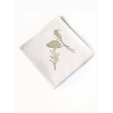 French Home Set of 4 Sugarbird Napkins - Sage