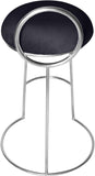 Ring Velvet Counter Stool - Elegant Contemporary Design with Durable Metal Frame & Cozy Cushion