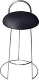 Ring Velvet Counter Stool - Elegant Contemporary Design with Durable Metal Frame & Cozy Cushion