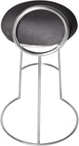 Ring Velvet Counter Stool - Elegant Contemporary Design with Durable Metal Frame & Cozy Cushion