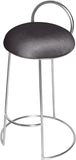 Ring Velvet Counter Stool - Elegant Contemporary Design with Durable Metal Frame & Cozy Cushion