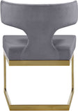Alexandra Velvet Dining Chair - Contemporary Design with Luxurious Comfort and Durable Gold Base