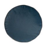 Qivuit Blue Tall Pouf