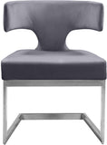 Alexandra Velvet Dining Chair - Contemporary Design with Luxurious Comfort and Durable Gold Base