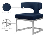 Alexandra Velvet Dining Chair - Contemporary Design with Luxurious Comfort and Durable Gold Base