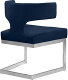 Alexandra Velvet Dining Chair - Contemporary Design with Luxurious Comfort and Durable Gold Base