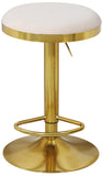 Brody Elegant Adjustable Stool with Luxurious Cushion and Stylish Finish for Upscale Entertaining