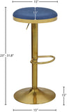 Brody Elegant Adjustable Stool with Luxurious Cushion and Stylish Finish for Upscale Entertaining