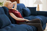CLOUDIES 94" Loveseat with 1 Ottoman