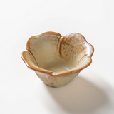 Japanese Retro Flower Ceramic Sauce Dish